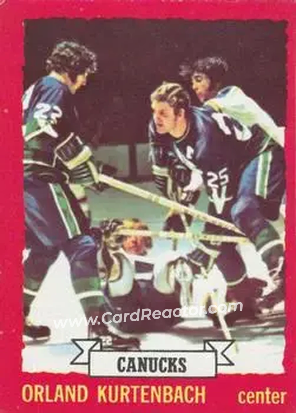 1973-74 O-Pee-Chee #4 - Orland Kurtenbach - Vancouver Canucks - Front 1973-74 O-Pee-Chee #4 - Orland Kurtenbach - Vancouver Canucks - Front
