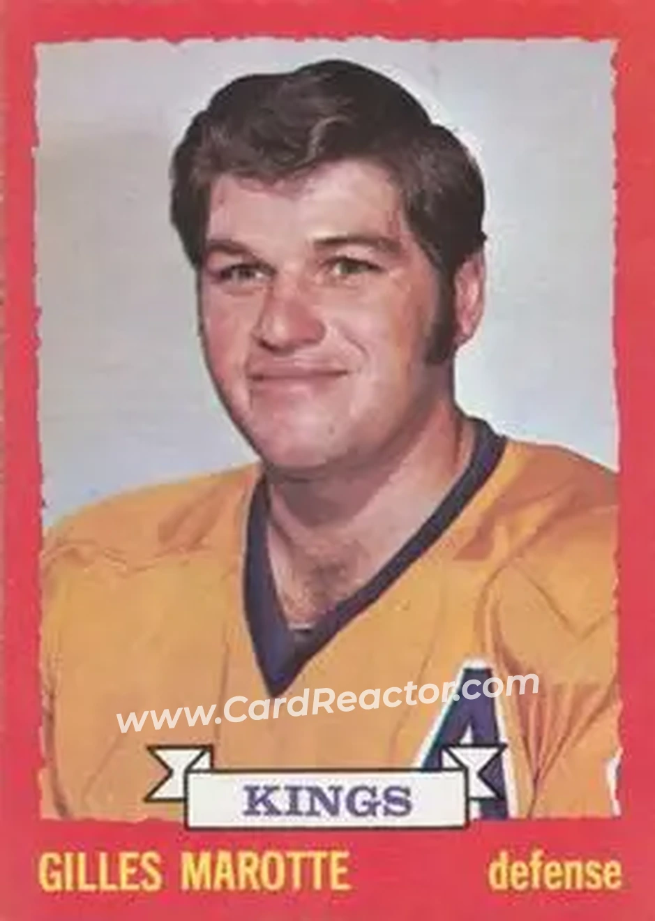 1973-74 O-Pee-Chee #5 - Gilles Marotte - Los Angeles Kings - Front