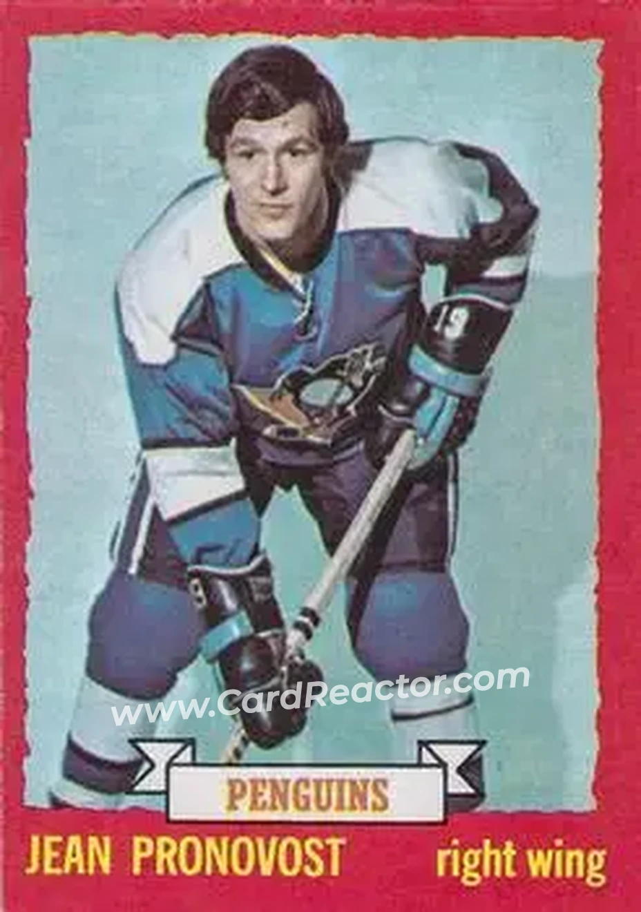1973-74 O-Pee-Chee #11 - Jean Pronovost - Pittsburgh Penguins - Front 1973-74 O-Pee-Chee #11 - Jean Pronovost - Pittsburgh Penguins - Front