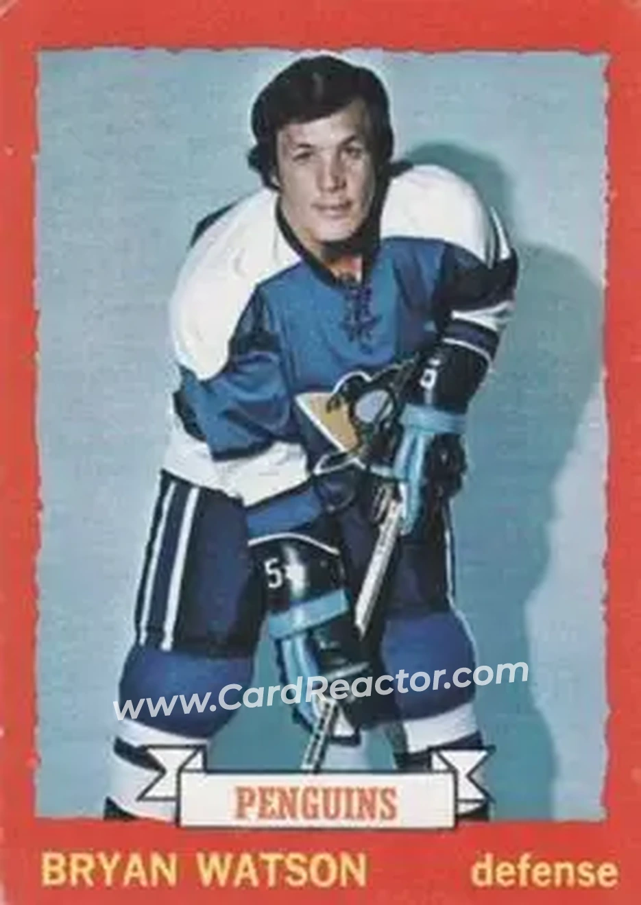 1973-74 O-Pee-Chee #14 - Bryan Watson - Pittsburgh Penguins - Front 1973-74 O-Pee-Chee #14 - Bryan Watson - Pittsburgh Penguins - Front