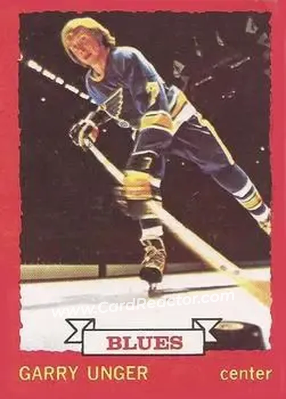 1973-74 O-Pee-Chee #15 - Garry Unger - St. Louis Blues - Front