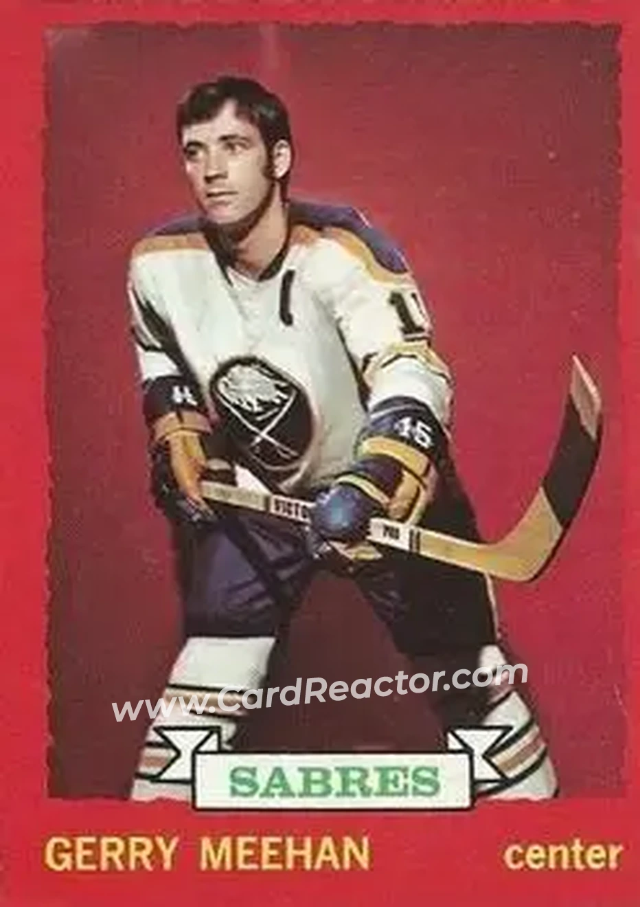 1973-74 O-Pee-Chee #22 - Gerry Meehan - Buffalo Sabres - Front