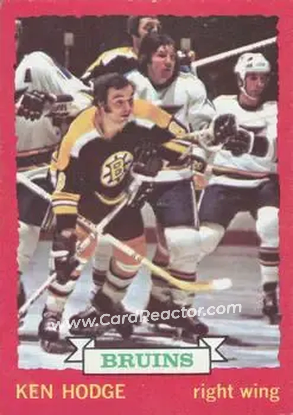 1973-74 O-Pee-Chee #26 - Kenny Hodge - Boston Bruins - Front
