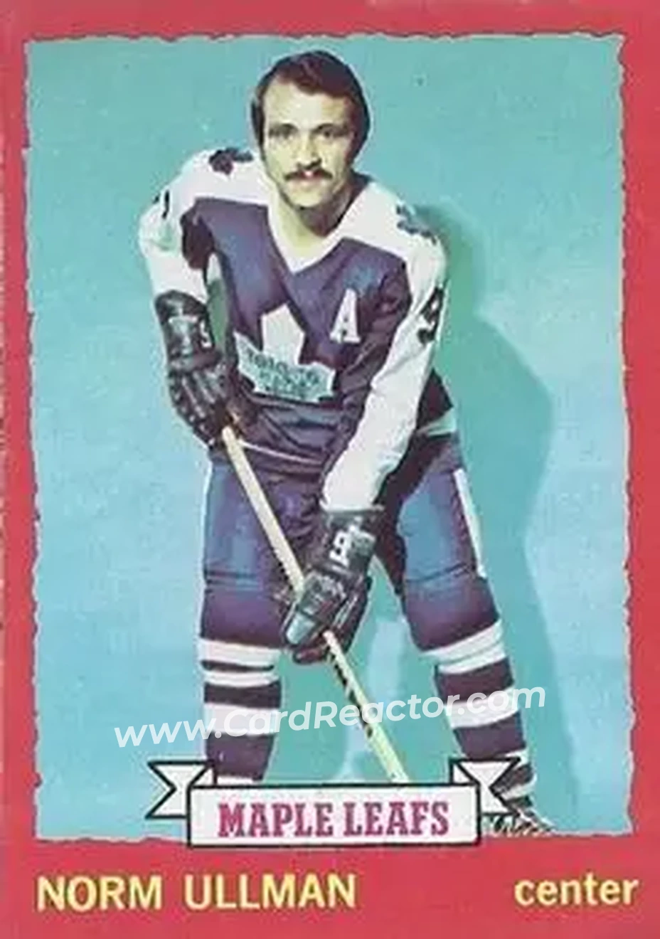 1973-74 O-Pee-Chee #27 - Norm Ullman - Toronto Maple Leafs - Front 1973-74 O-Pee-Chee #27 - Norm Ullman - Toronto Maple Leafs - Front