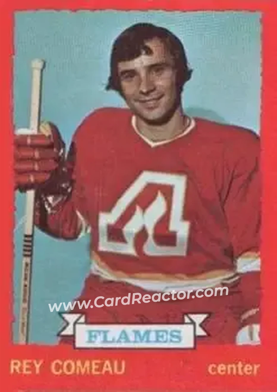1973-74 O-Pee-Chee #29 - Reynald Comeau - Atlanta Flames - Front