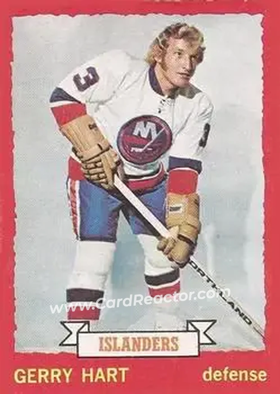 1973-74 O-Pee-Chee #34 - Gerry Hart - New York Islanders - Front