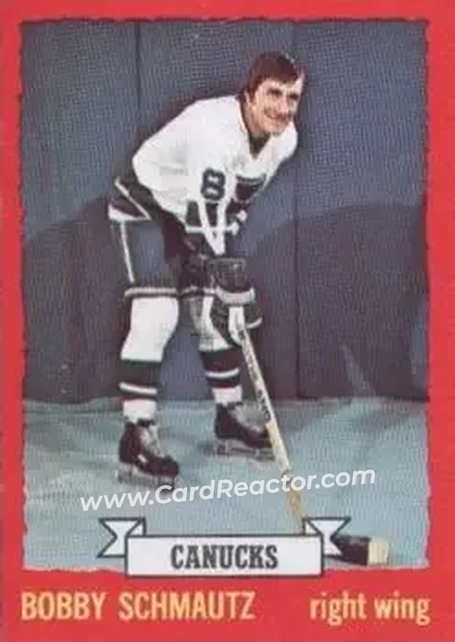 1973-74 O-Pee-Chee #35 - Bobby Schmautz - Vancouver Canucks - Front 1973-74 O-Pee-Chee #35 - Bobby Schmautz - Vancouver Canucks - Front