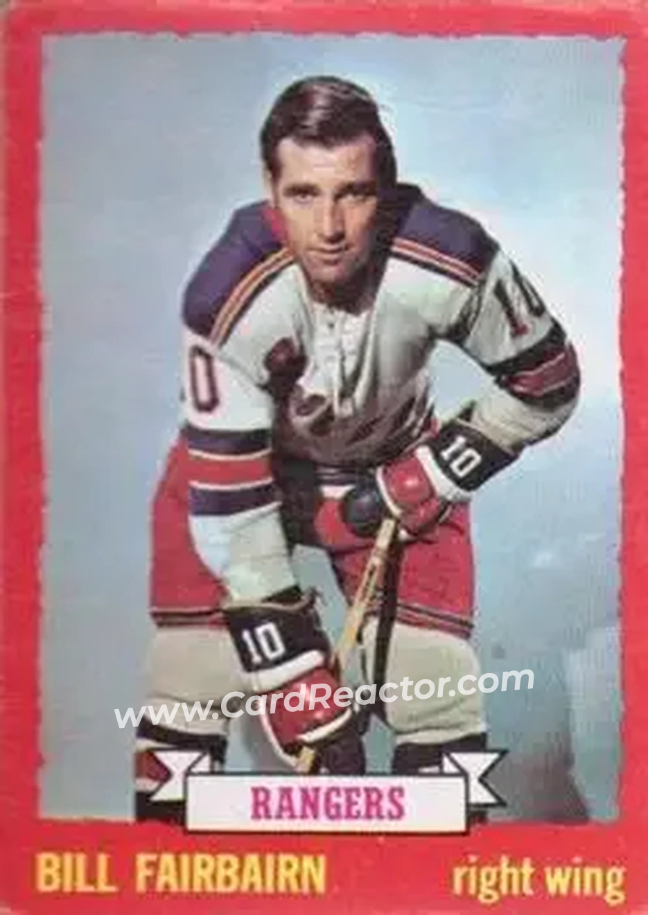 1973-74 O-Pee-Chee #41 - Bill Fairbairn - New York Rangers - Front 1973-74 O-Pee-Chee #41 - Bill Fairbairn - New York Rangers - Front