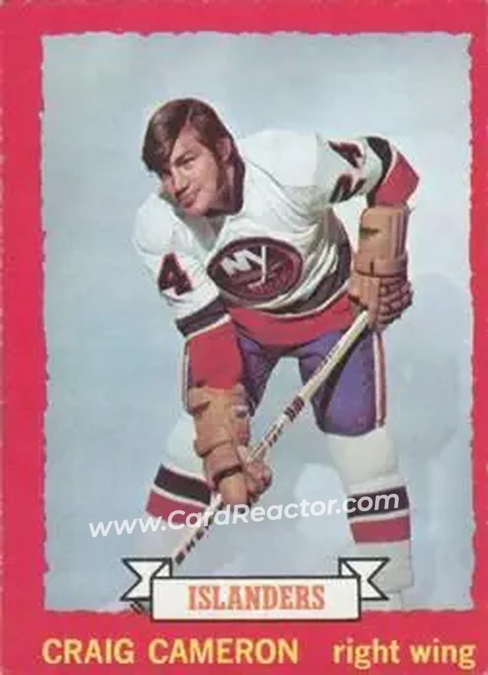 1973-74 O-Pee-Chee #42 - Craig Cameron - New York Islanders - Front