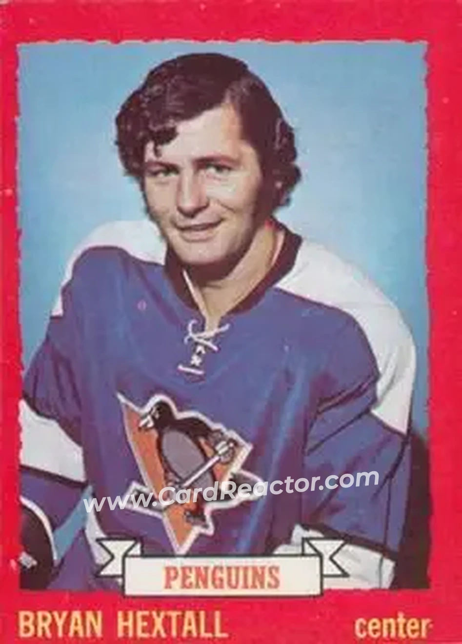 1973-74 O-Pee-Chee #43 - Bryan Hextall - Pittsburgh Penguins - Front