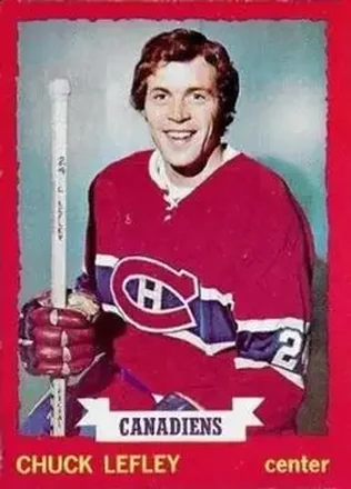 1973-74 O-Pee-Chee #44 - Chuck Lefley - Montreal Canadiens