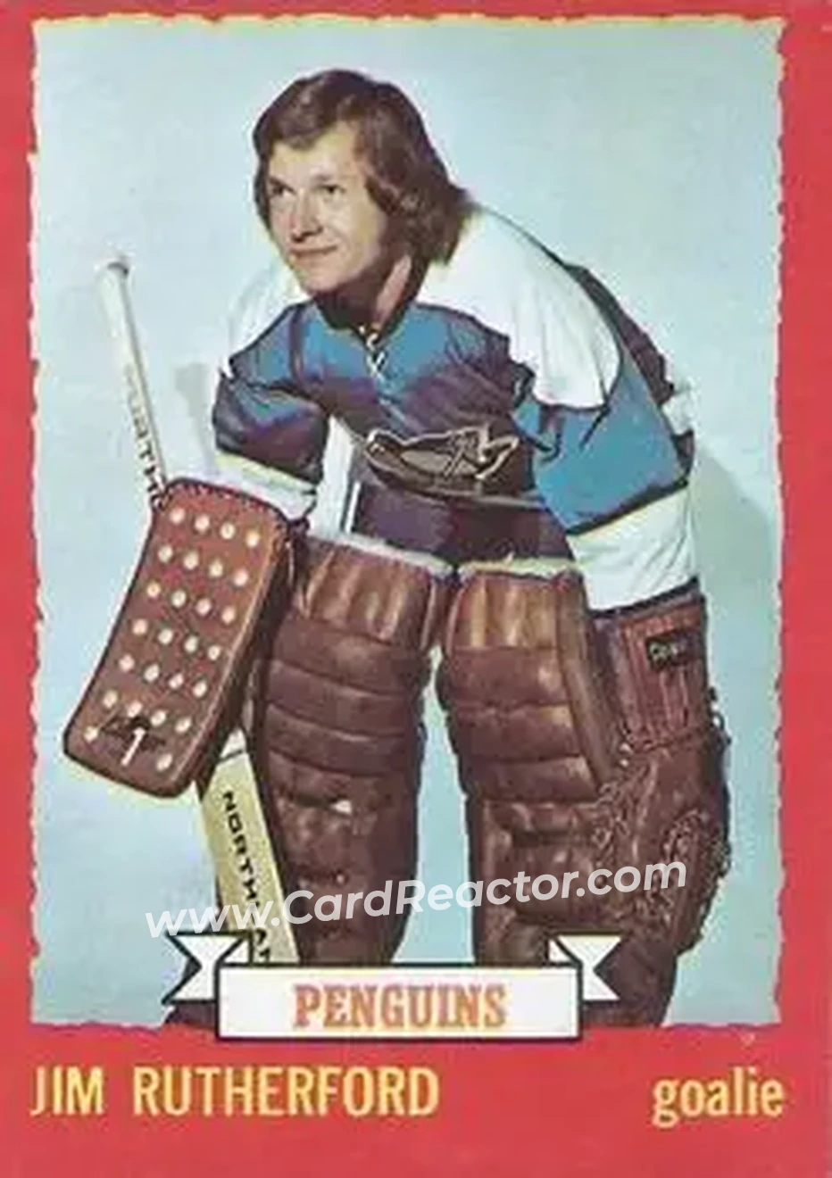 1973-74 O-Pee-Chee #59 - Jim Rutherford - Pittsburgh Penguins - Front