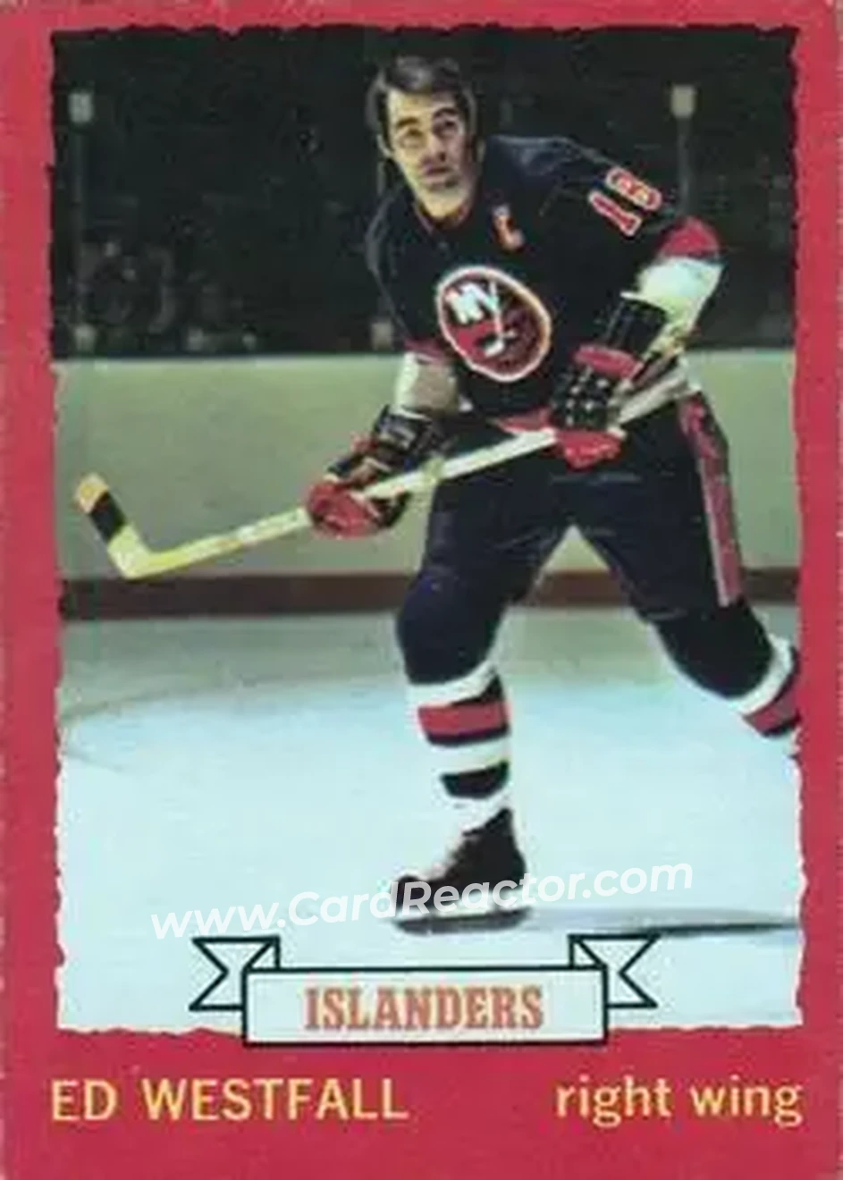 1973-74 O-Pee-Chee #67 - Ed Westfall - New York Islanders - Front 1973-74 O-Pee-Chee #67 - Ed Westfall - New York Islanders - Front