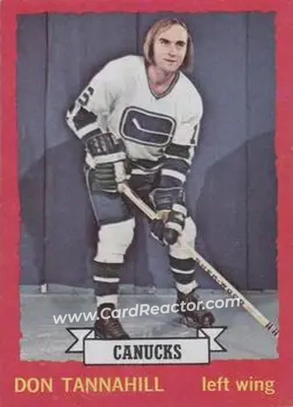 1973-74 O-Pee-Chee #69 - Don Tannahill - Vancouver Canucks - Front 1973-74 O-Pee-Chee #69 - Don Tannahill - Vancouver Canucks - Front