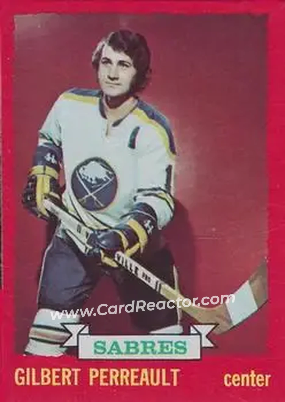 1973-74 O-Pee-Chee #70 - Gil Perreault - Buffalo Sabres - Front