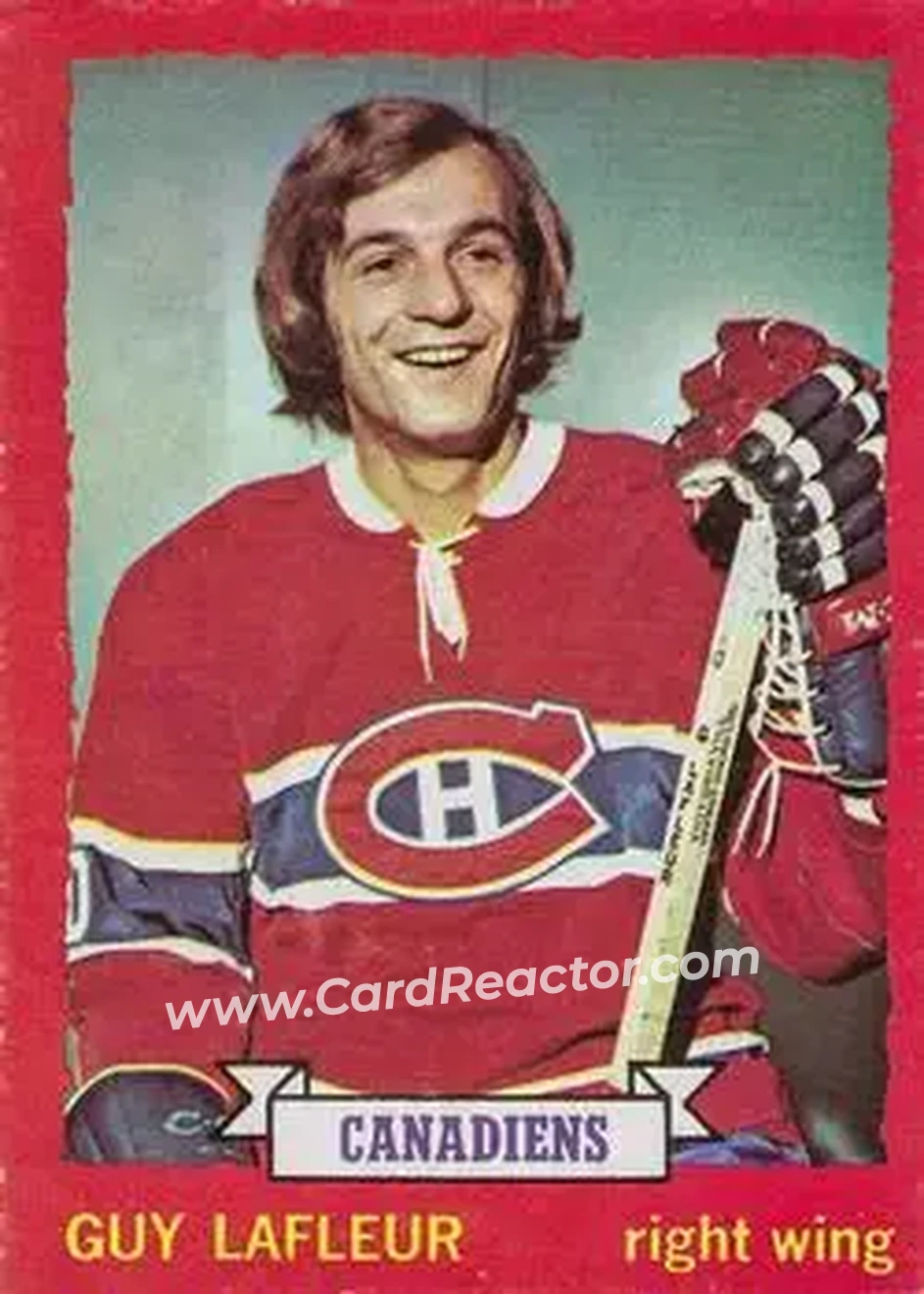 1973-74 O-Pee-Chee #72 - Guy Lafleur - Montreal Canadiens - Front