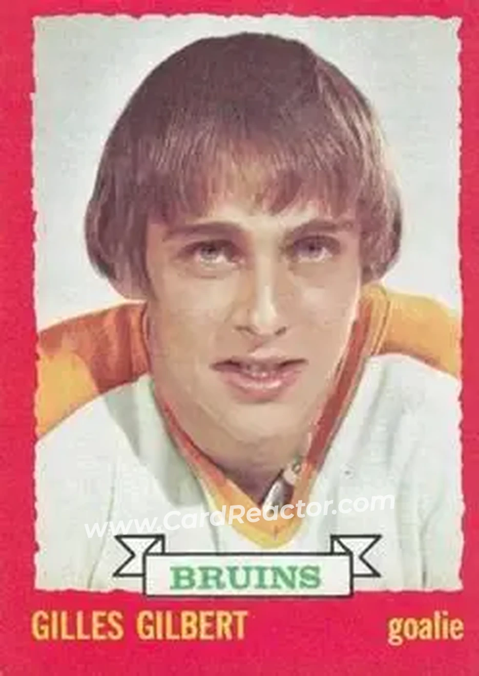 1973-74 O-Pee-Chee #74 - Gilles Gilbert - Boston Bruins - Front