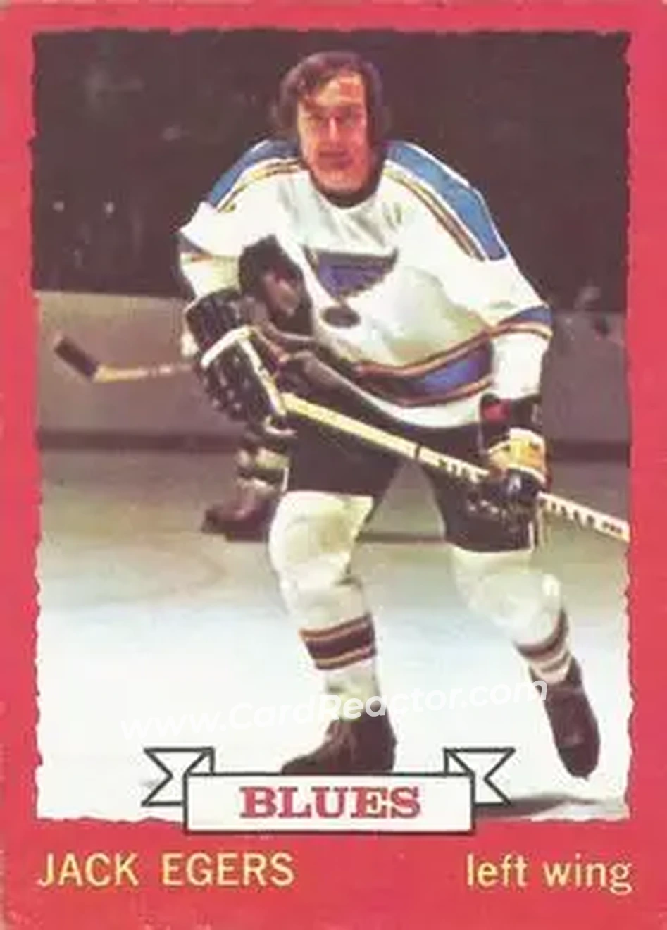 1973-74 O-Pee-Chee #79 - Jack Egers - St. Louis Blues - Front