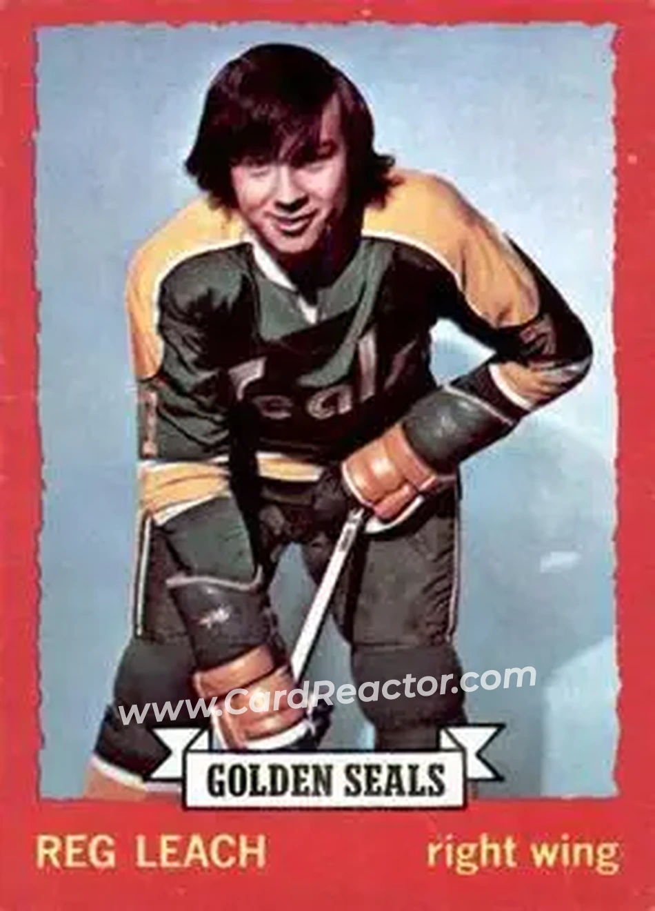 1973-74 O-Pee-Chee #84 - Reggie Leach - California Golden Seals - Front