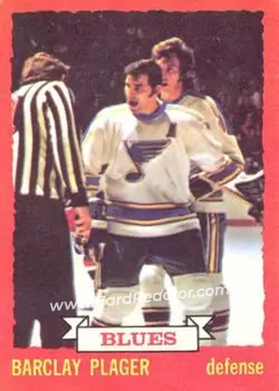 1973-74 O-Pee-Chee #47 - Barclay Plager - St. Louis Blues - Front