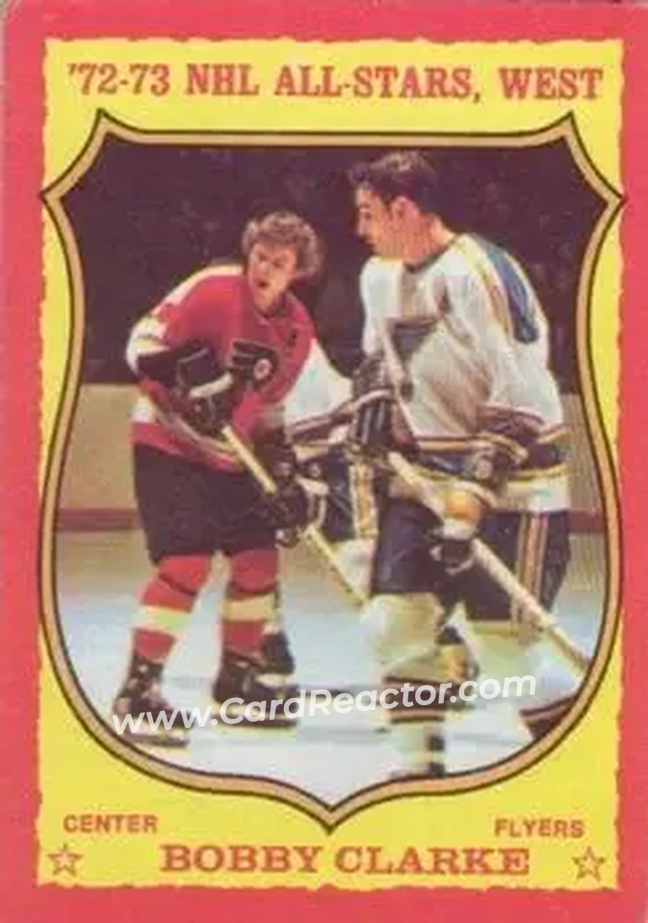 1973-74 O-Pee-Chee #50 - Bob Clarke - Philadelphia Flyers - Front