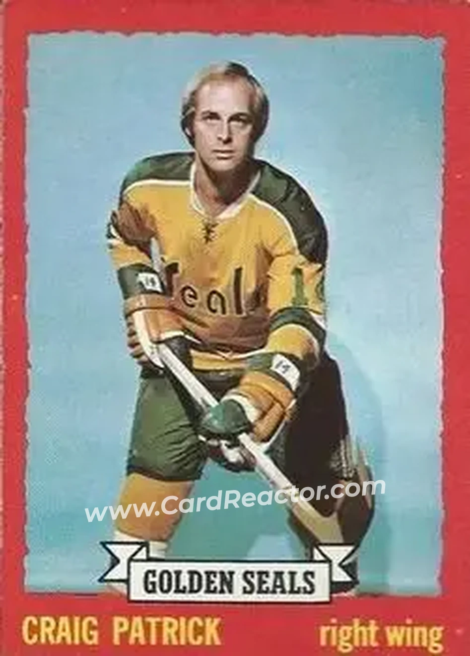 1973-74 O-Pee-Chee #52 - Craig Patrick - California Golden Seals - Front 1973-74 O-Pee-Chee #52 - Craig Patrick - California Golden Seals - Front