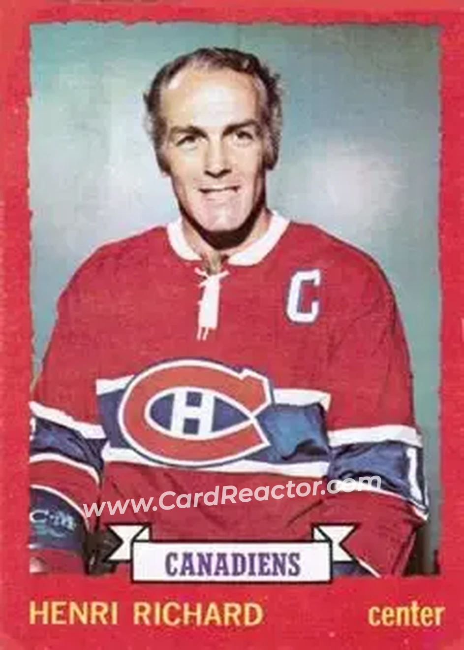 1973-74 O-Pee-Chee #87 - Henri Richard - Montreal Canadiens - Front 1973-74 O-Pee-Chee #87 - Henri Richard - Montreal Canadiens - Front