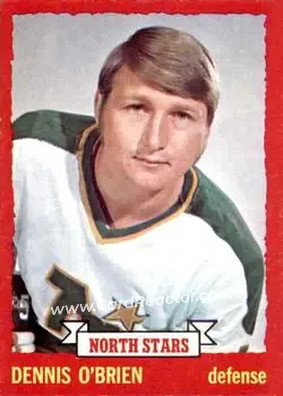 1973-74 O-Pee-Chee #88 - Dennis O'Brien - Minnesota North Stars - Front