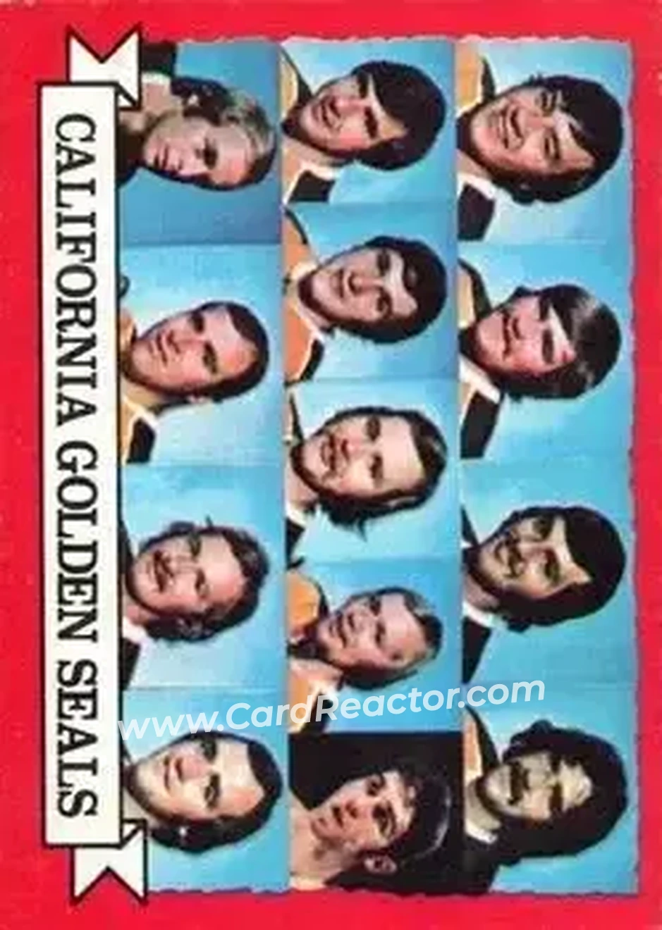 1973-74 O-Pee-Chee #95 - Golden Seals Team TC - California Golden Seals - California Golden Seals - Front