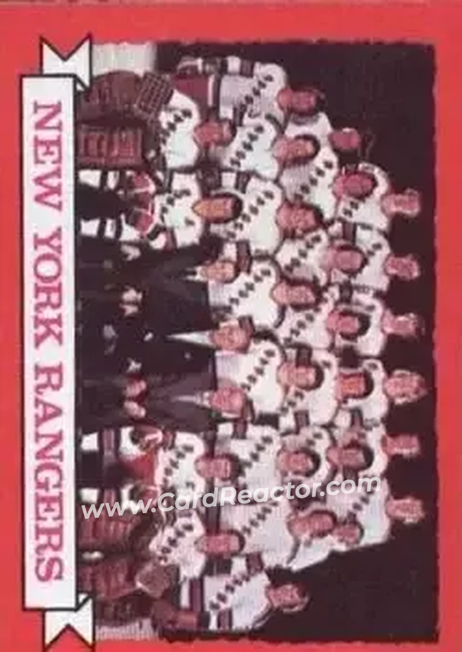 1973-74 O-Pee-Chee #102 - Rangers Team TC - New York Rangers - New York Rangers - Front