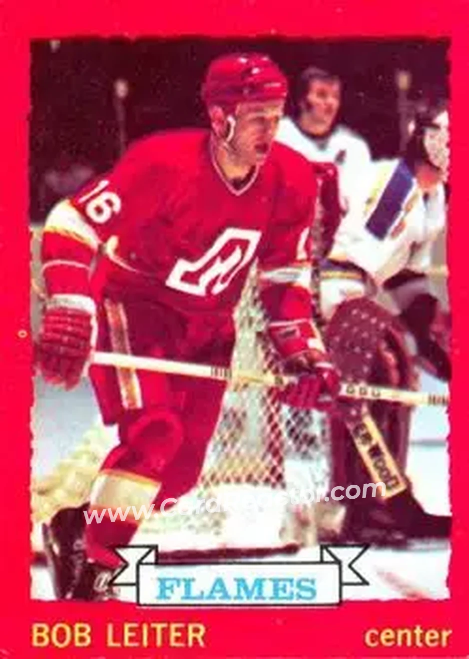 1973-74 O-Pee-Chee #117 - Bob Leiter - Atlanta Flames - Front