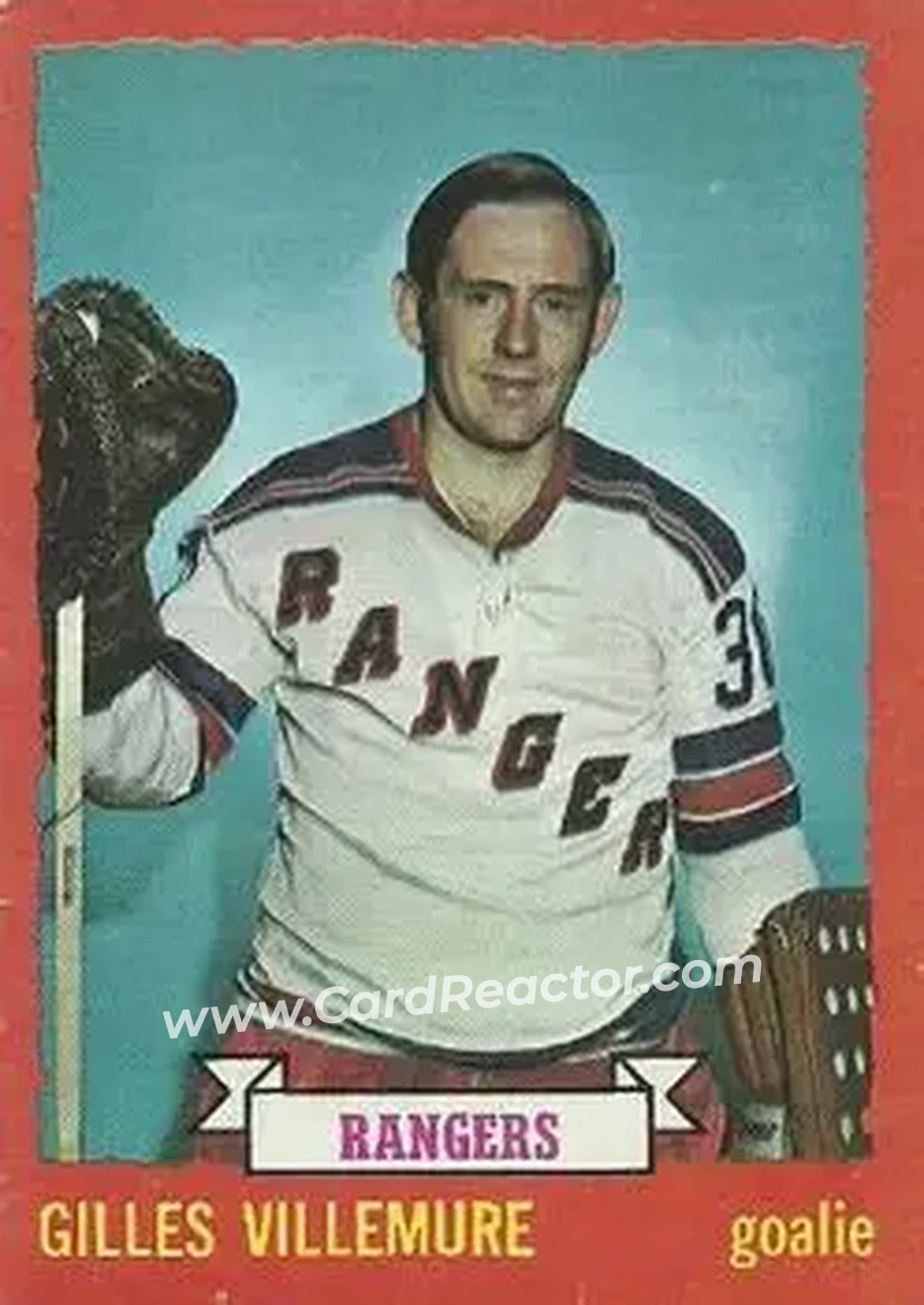 1973-74 O-Pee-Chee #119 - Gilles Villemure - New York Rangers - Front 1973-74 O-Pee-Chee #119 - Gilles Villemure - New York Rangers - Front