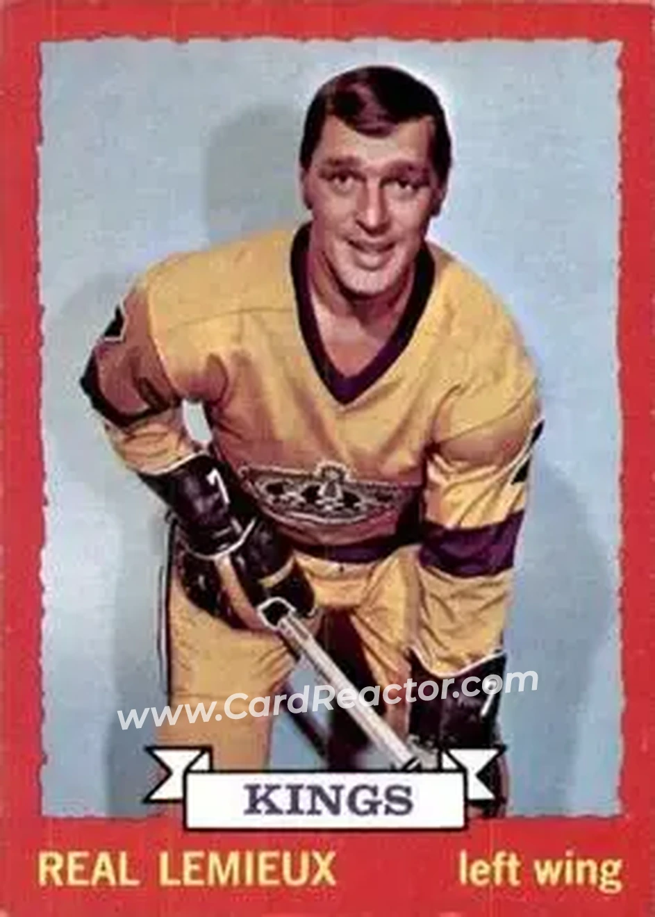 1973-74 O-Pee-Chee #122 - Real Lemieux - Los Angeles Kings - Front
