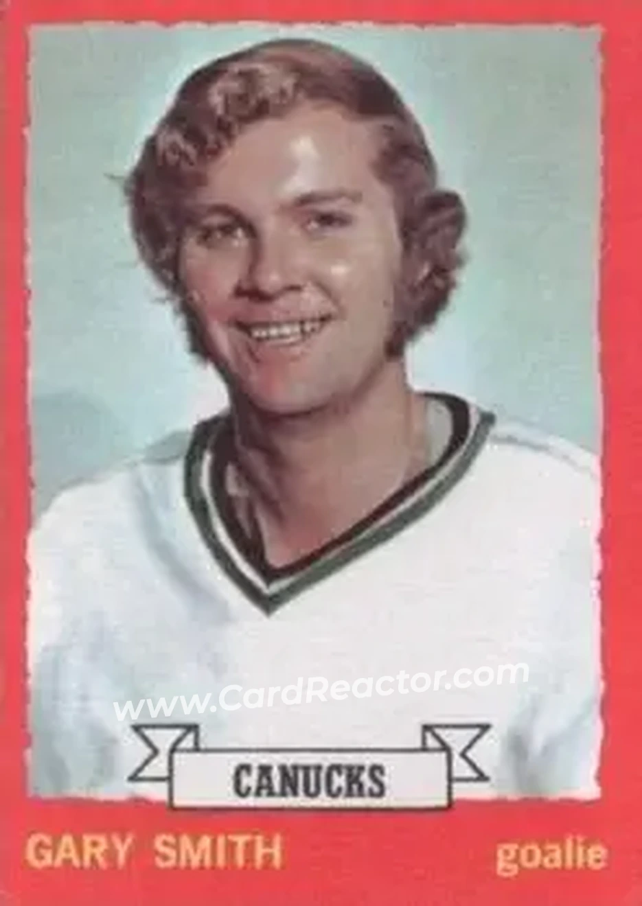 1973-74 O-Pee-Chee #126 - Gary Smith - Vancouver Canucks - Front 1973-74 O-Pee-Chee #126 - Gary Smith - Vancouver Canucks - Front