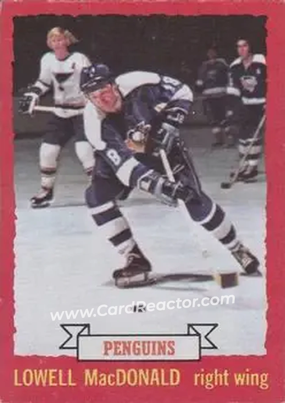 1973-74 O-Pee-Chee #128 - Lowell MacDonald - Pittsburgh Penguins - Front