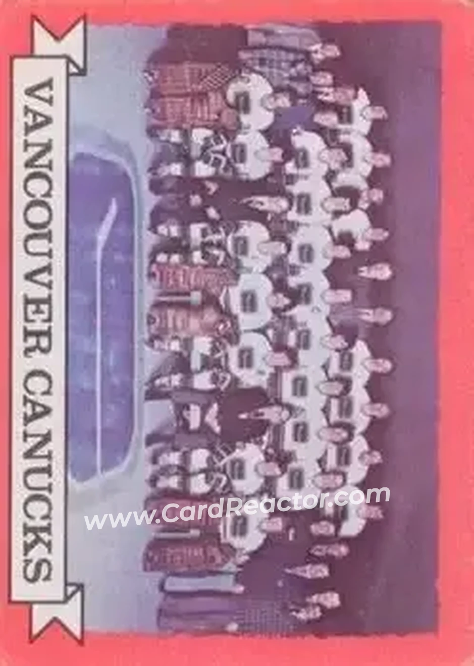 1973-74 O-Pee-Chee #107 - Canucks Team TC - Vancouver Canucks - Vancouver Canucks - Front