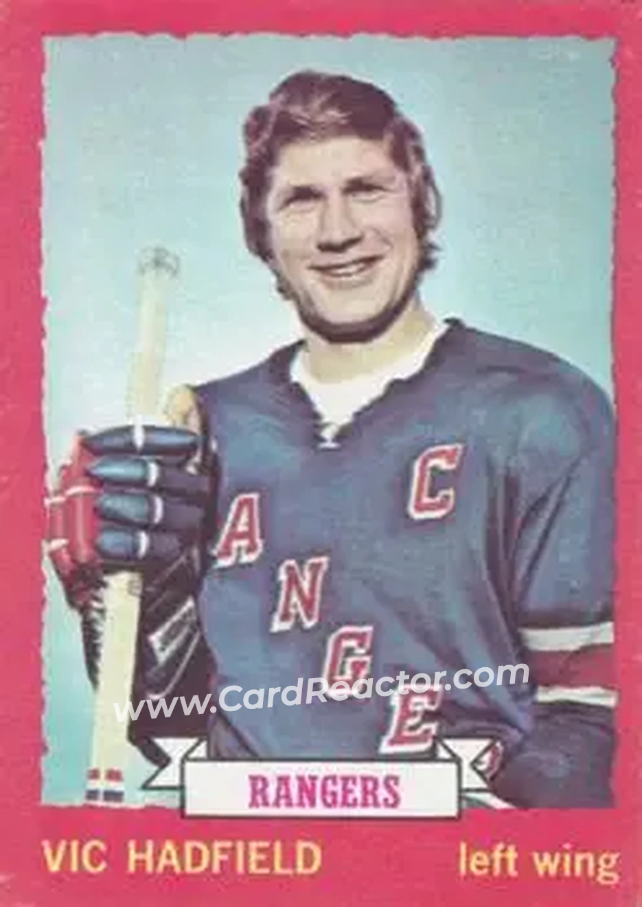1973-74 O-Pee-Chee #108 - Vic Hadfield - New York Rangers - Front