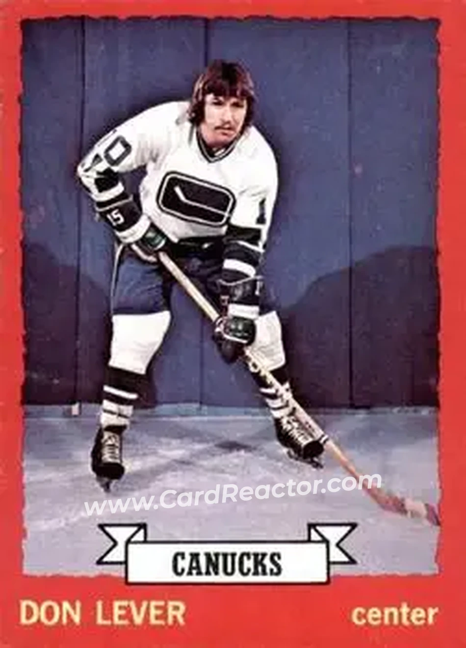 1973-74 O-Pee-Chee #111 - Don Lever - Vancouver Canucks - Front