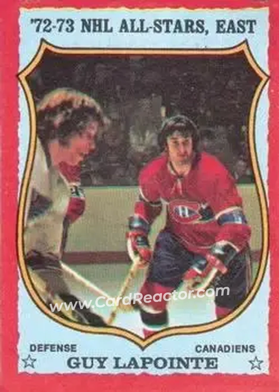 1973-74 O-Pee-Chee #114 - Guy Lapointe - Montreal Canadiens - Front 1973-74 O-Pee-Chee #114 - Guy Lapointe - Montreal Canadiens - Front