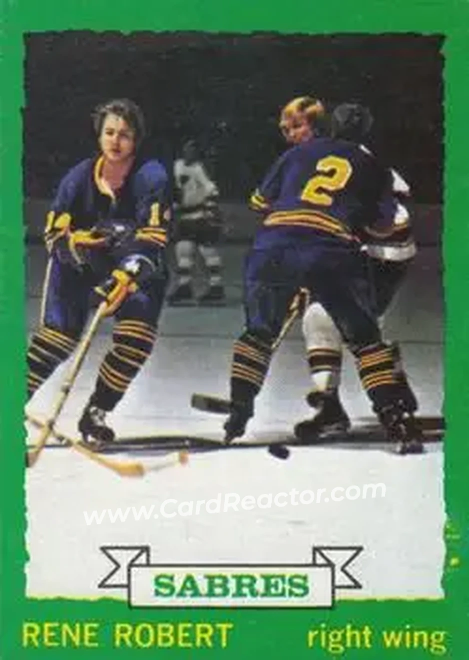 1973-74 O-Pee-Chee #139 - Rene Robert - Buffalo Sabres - Front
