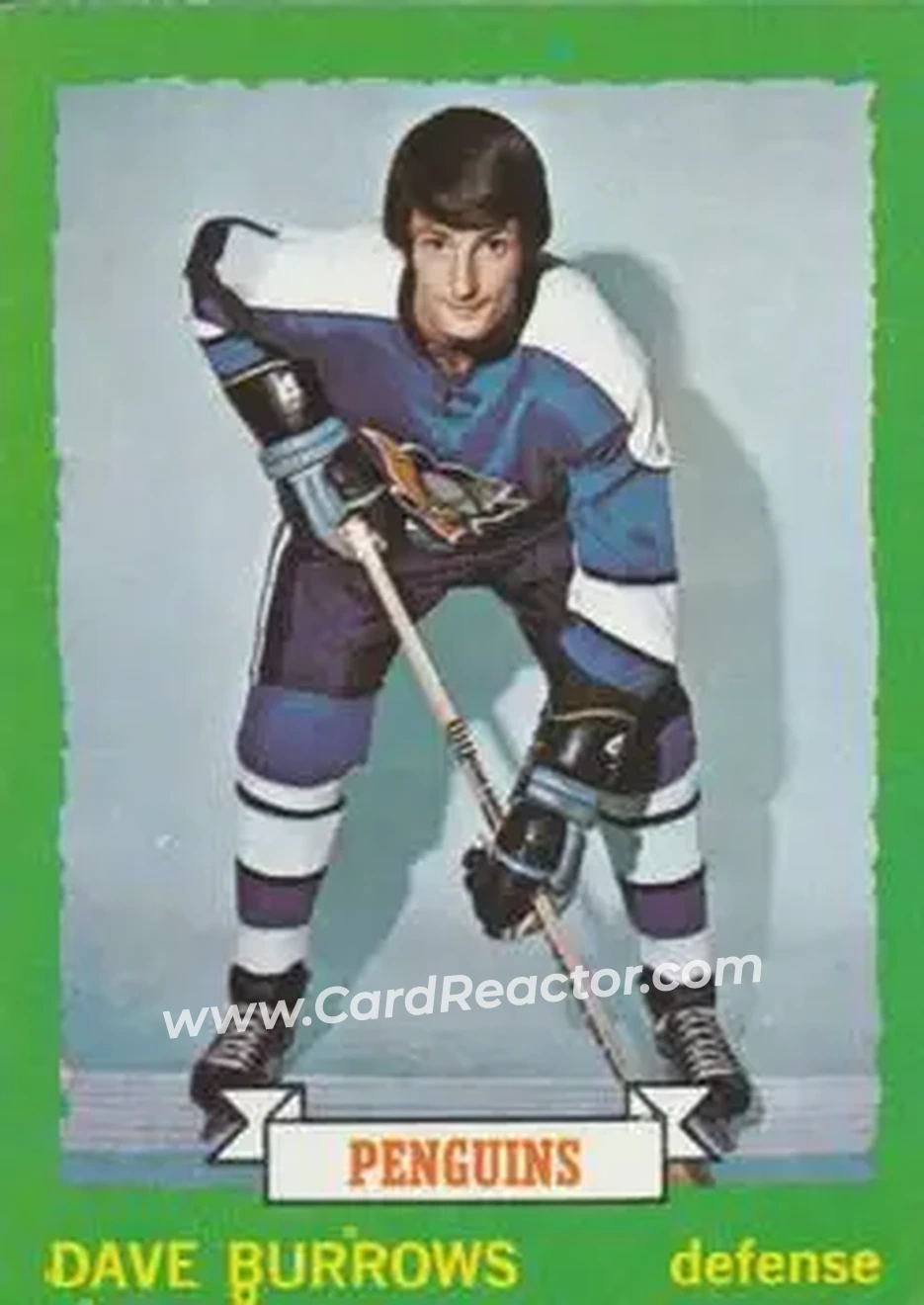 1973-74 O-Pee-Chee #140 - Dave Burrows - Pittsburgh Penguins - Front 1973-74 O-Pee-Chee #140 - Dave Burrows - Pittsburgh Penguins - Front
