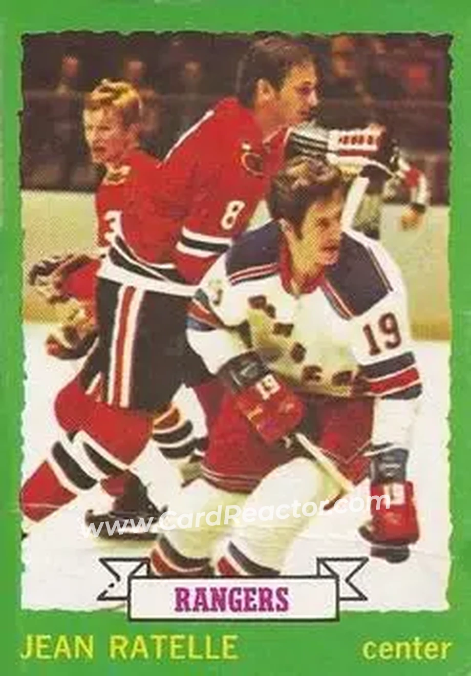 1973-74 O-Pee-Chee #141 - Jean Ratelle - New York Rangers - Front