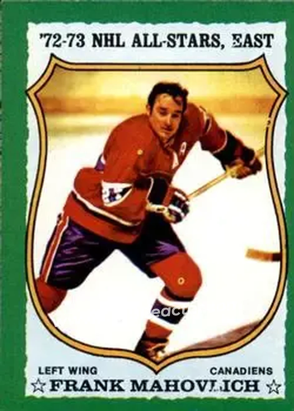 1973-74 O-Pee-Chee #145 - Frank Mahovlich - Montreal Canadiens - Front 1973-74 O-Pee-Chee #145 - Frank Mahovlich - Montreal Canadiens - Front
