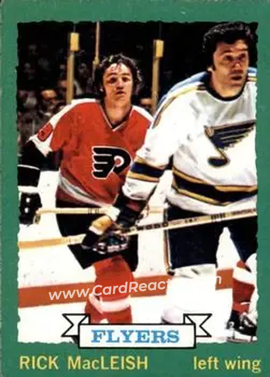 1973-74 O-Pee-Chee #146 - Rick MacLeish - Philadelphia Flyers - Front