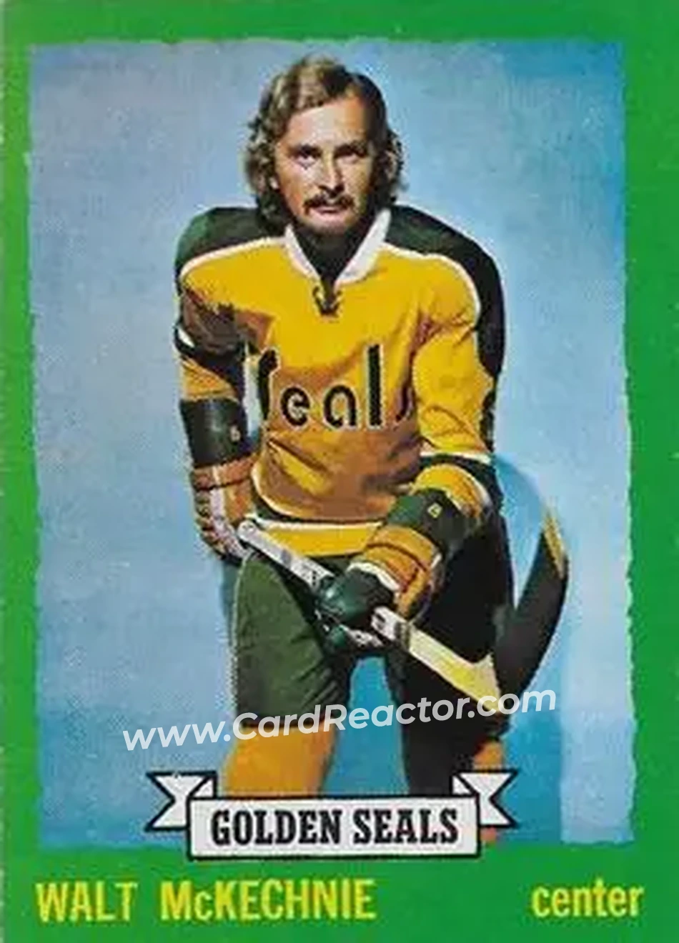 1973-74 O-Pee-Chee #152 - Walt McKechnie - California Golden Seals - Front
