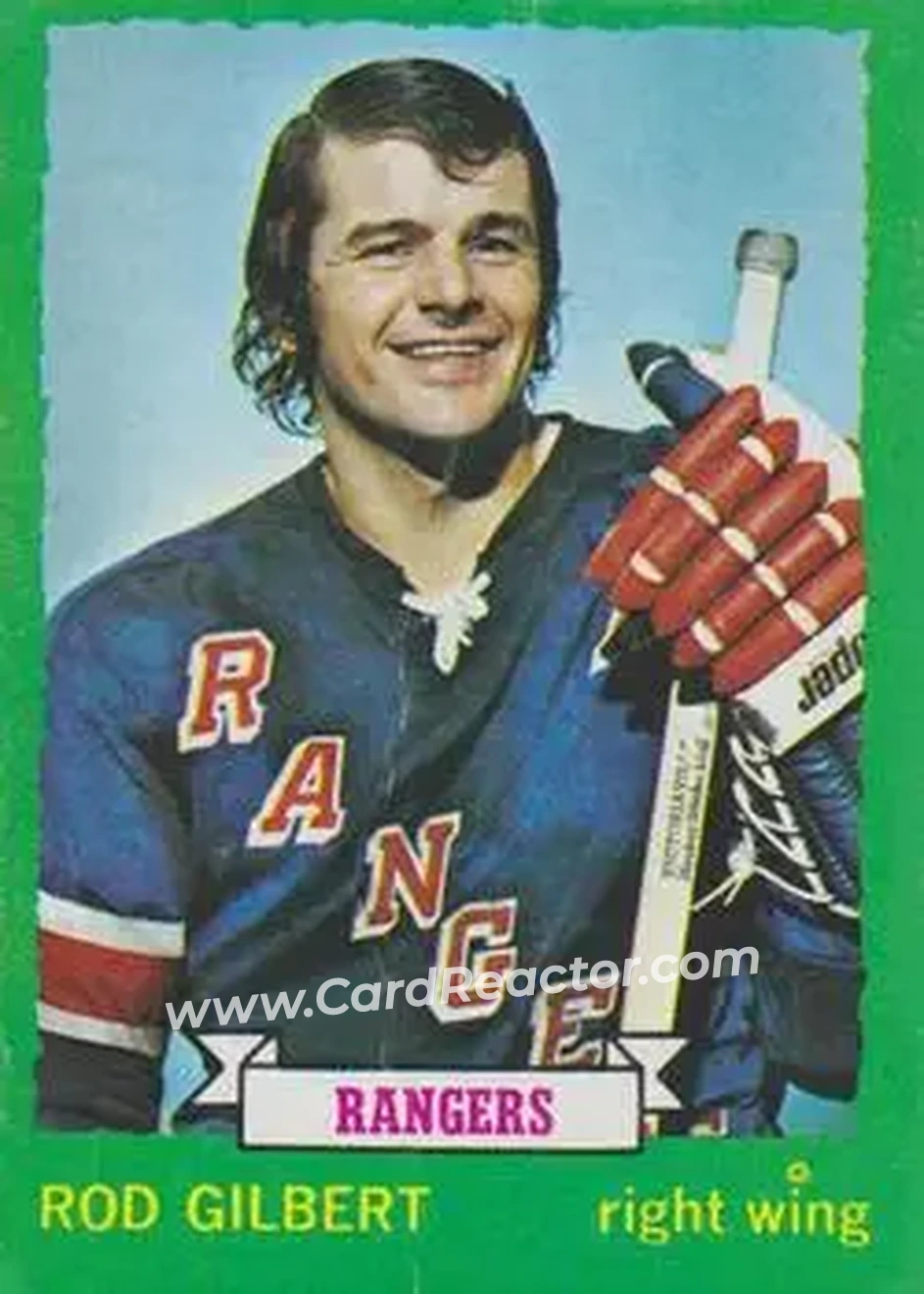 1973-74 O-Pee-Chee #156 - Rod Gilbert - New York Rangers - Front