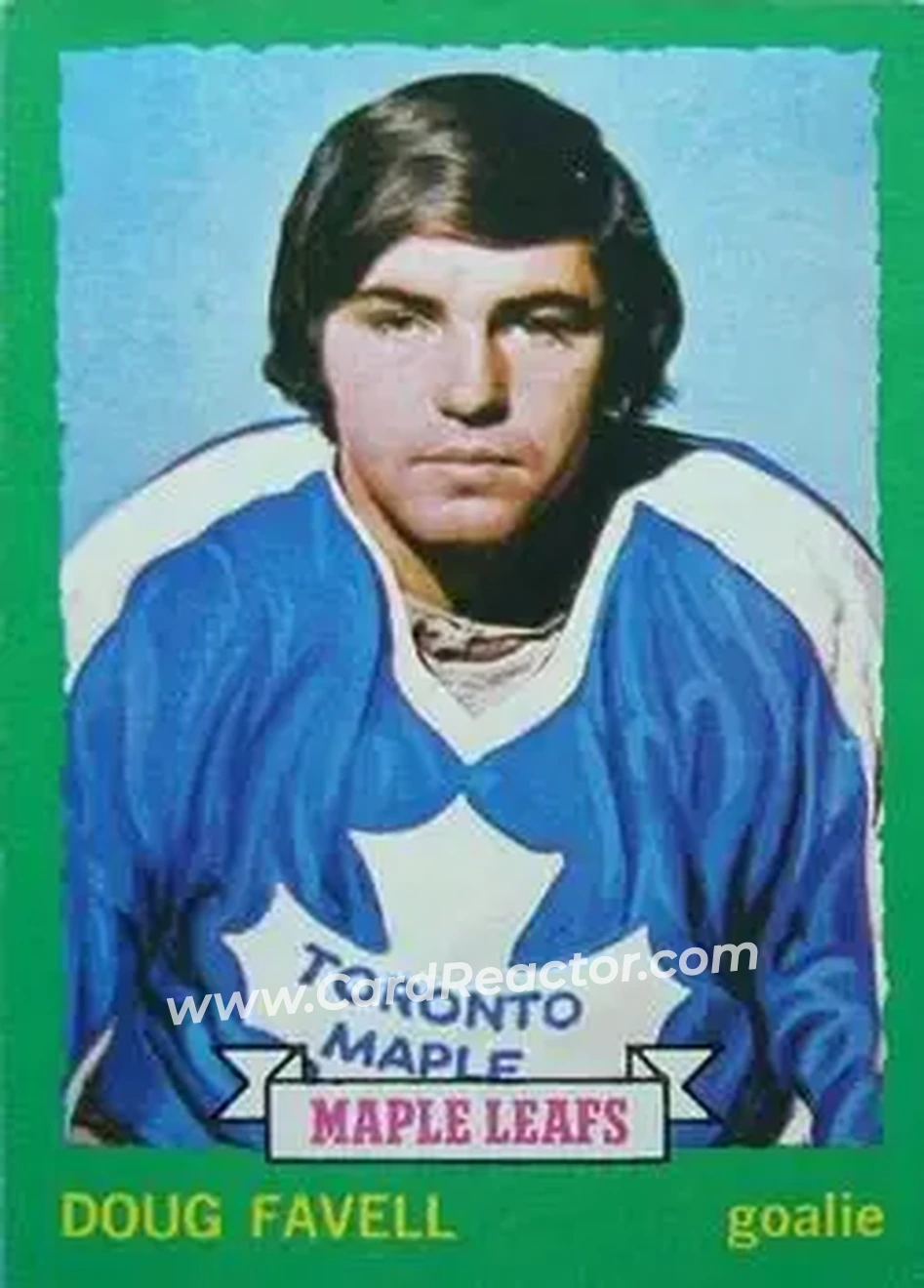 1973-74 O-Pee-Chee #158 - Doug Favell - Toronto Maple Leafs - Front