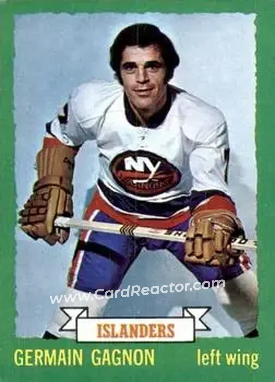 1973-74 O-Pee-Chee #161 - Germain Gagnon - New York Islanders - Front