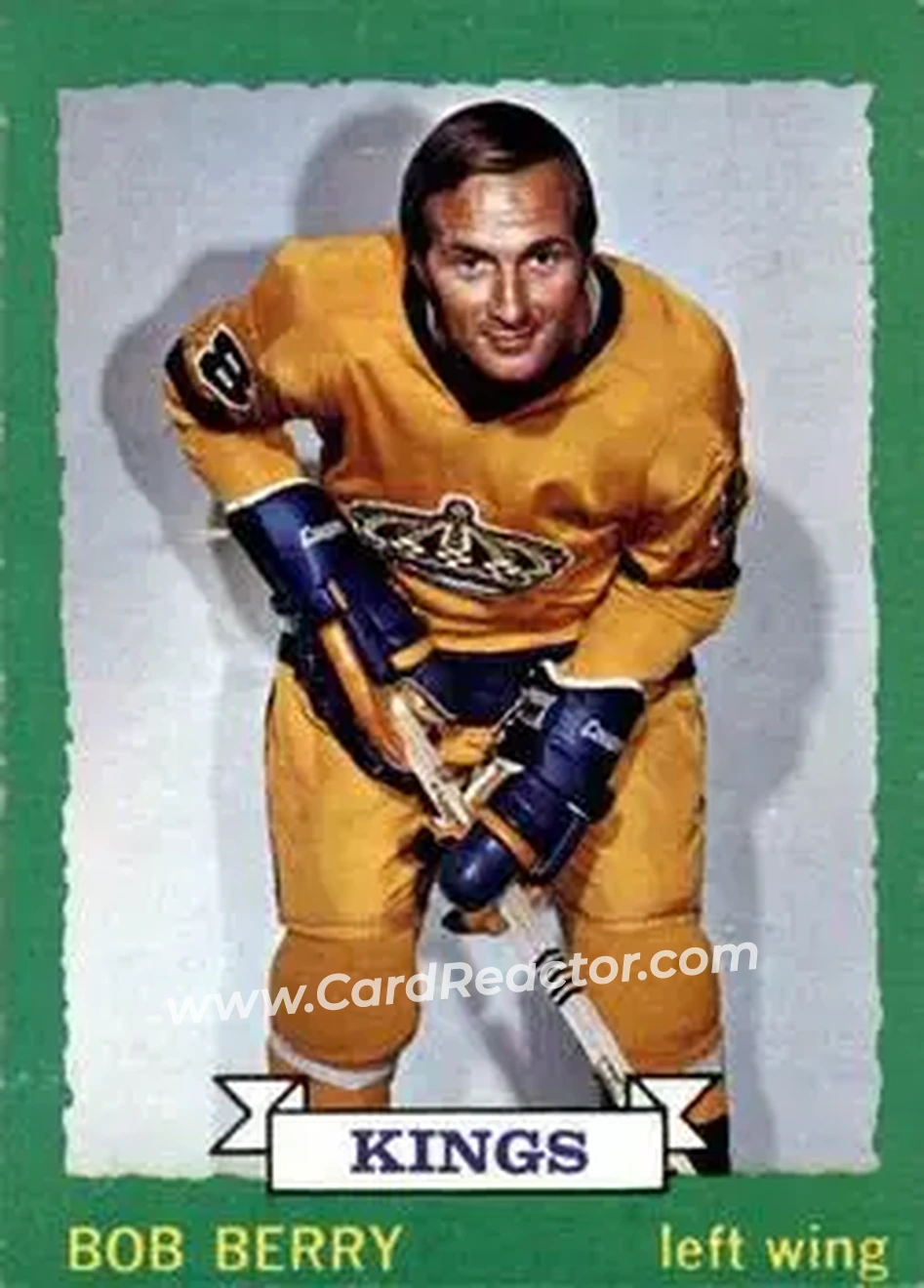 1973-74 O-Pee-Chee #175 - Bob Berry - Los Angeles Kings - Front