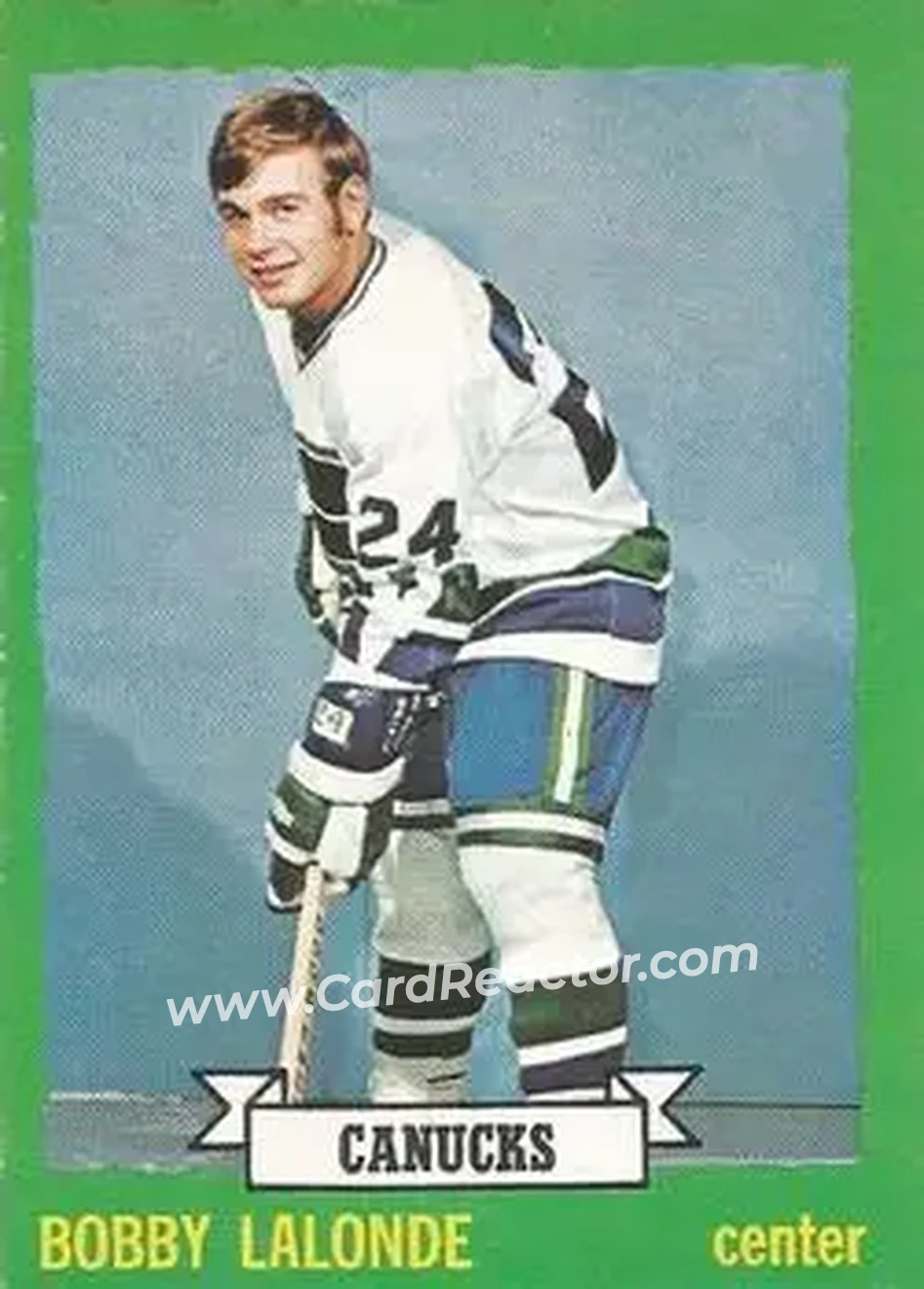 1973-74 O-Pee-Chee #179 - Bobby Lalonde - Vancouver Canucks - Front 1973-74 O-Pee-Chee #179 - Bobby Lalonde - Vancouver Canucks - Front